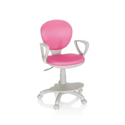 Abbildung von hjh OFFICE Drehstuhl Kinderdrehstuhl KID COLOUR G1 Stoff mit Armlehnen (1 St), Kinder Bürostuhl mitwachsend, ergonomisch