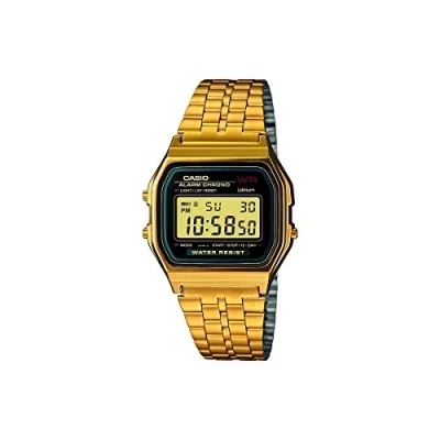 Abbildung von Casio Unisex ErwachseneArmbanduhr Digital Quarz Edelstahl A159WGEA 1EF