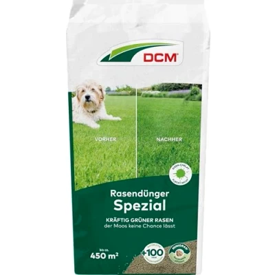 Abbildung von Cuxin DCM Rasendünger Spezial Langzeit 18 KG für 450 qm