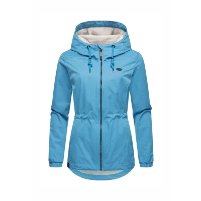 Abbildung von Ragwear Dankka TECH Regenjacke / wasserabweisende Jacke, Damen, Größe: XS, Sky blue
