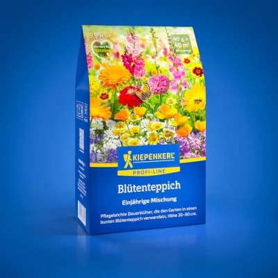 Abbildung von Kiepenkerl Profi Line Blumensamen Mischung Blütenteppich 1078360 Pflegeleichte Blumenmischung für langanhaltende Blütenpracht Wildblumensamen, Blumenwiese