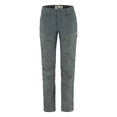 Abbildung von Fjällräven Damen Keb Trousers Curved Regular Hose, Basalt, 42