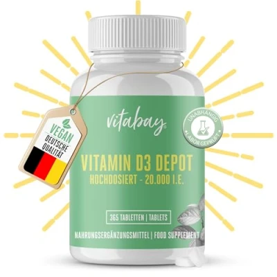 Abbildung von Vitamin D3 Depot 20.000 I.E. Cholecalcif 365 St