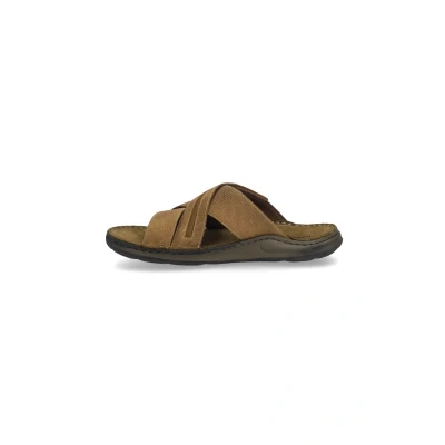 Abbildung von Josef Seibel Maverick Pantolette flach, Herren, Größe: 46, Castagne Schuhe