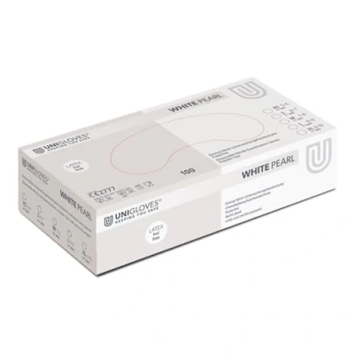 Abbildung von Nitrilhandschuhe White Pearl Gr. S