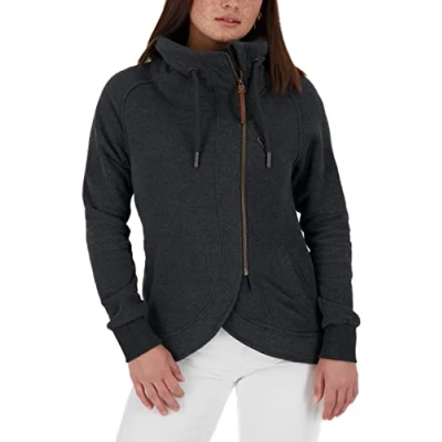 Abbildung von alife &amp; kickin Merylak Sweatjacke, Damen, Größe: XS, Moonless melange