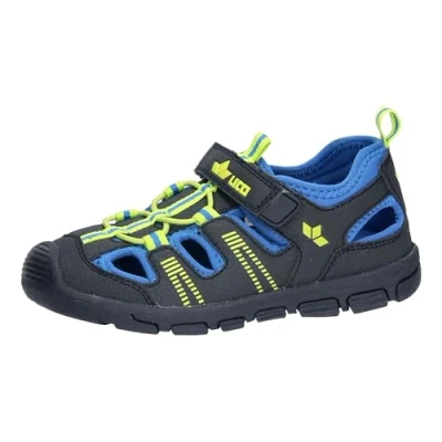 Abbildung von LICO Ardales Unisex Riemensandalette für Kinder, Größe: 28, Navy/blue/lemon Schuhe