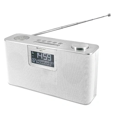 Abbildung von Soundmaster DAB700WE tragbares Digitalradio DAB+ USB SD Bluetooth Streaming 2x6 W (DAB) (DAB+, UKW RDS, 12 W, DAB+, Bassverstärkung, Weckerfunktion, Einschlaffunktion, Bluetooth)