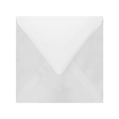 Abbildung von Netuno 100 Briefumschläge Weiß quadratisch 15,5 x cm 100g quadratische Umschläge nassklebend ohne Fenster weiße Briefkuverts Briefhüllen Papier Geschäfts