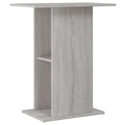Abbildung von vidaXL Aquariumständer, Aquarium Unterschrank mit viel Stauraum, Tisch Stabiler Oberplatte, Aquariumschrank Halter, Grau Sonoma Holzwerkstoff