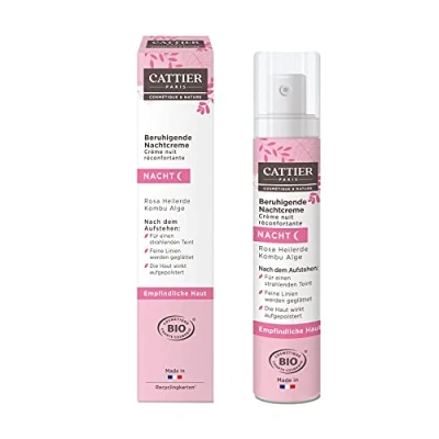 Abbildung von Cattier Paris Nachtcreme mit Rosa Heilerde, Pink, 50 ml