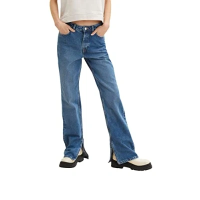 Abbildung von TOM Tailor denim EMMA Straight Jeans Leg, Damen, Größe: 29, Used dark stone blue