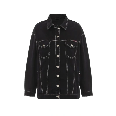 Abbildung von Cipo &amp; Baxx Kurzmantel, Damen, Größe: Medium, Black