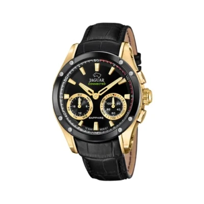 Abbildung von Jaguar Hybrid Chronograph, Herren, Größe: One Size, Gold farbend
