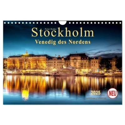 Abbildung von Stockholm Venedig des Nordens (Wandkalender 2025 DIN A4 quer), CALVENDO Monatskalender