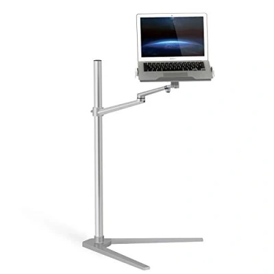 Abbildung von Thingy Club 3 in 1 Laptopständer für iPad Pro (12,9 Zoll) / Air Mini andere Tablets und Smartphones mit 4 bis 14 Zoll Laptops 12 17 silber