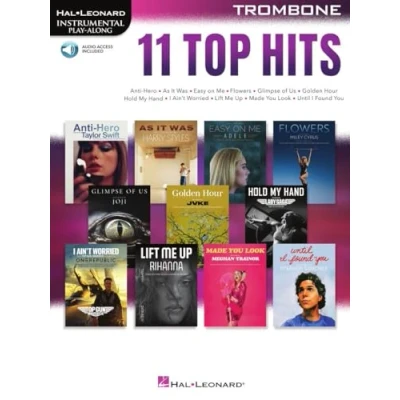 Abbildung von 11 Top Hits for Trombone. Instrumental Play Along. Book/Audio Online