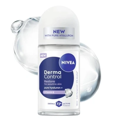 Abbildung von NIVEA Derma Control Restore Damen Antitranspirant 72h Kugel Schutz Hyaluronsäure 50ml
