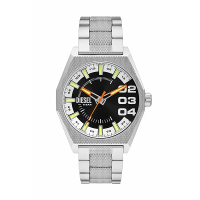 Abbildung von Diesel Traditional Scraper Uhr silvercoloured, Herren, Größe: One Size, Silver coloured