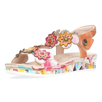 Abbildung von Laura VITA Keilsandalette, Damen, Größe: 39, Rose Schuhe