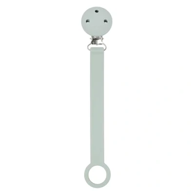 Abbildung von Nattou Pacifier Clip with Universal Holder Silicone, 21 cm, Light sage green