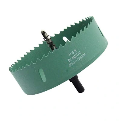 Abbildung von Lochsäge 120 mm,LAIWEI Bohrer zum Bohren in Holz, Dünnblech, Alu Profilen, PVC, etc. Scharfes und langlebiges Bohrwerkzeug