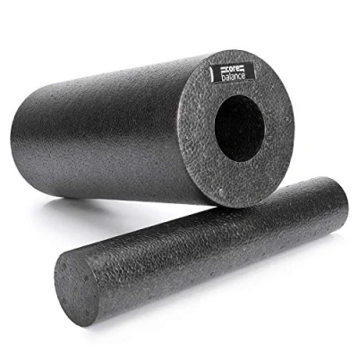 Abbildung von Core Balance HIGH Density Roller EPP FOAM 2 IN 1 Muscle Massager Fitness / Yoga, Größe: One Size, Black