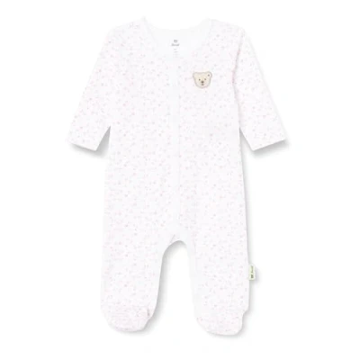 Abbildung von Steiff Wellness Strampler für Kinder, Größe: 74, Bright white