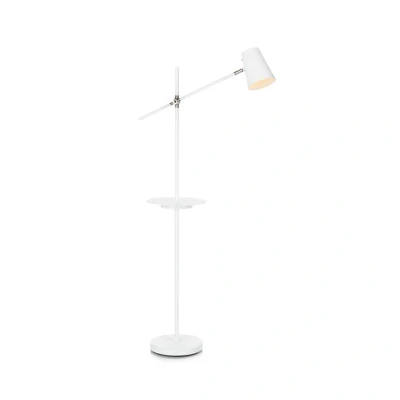 Abbildung von Stehleuchte Linear mit USB Ladestation, weiß