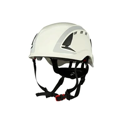 Abbildung von 3M SecureFit Schutzhelm, X5001V CE, weiß, belüftet, reflektierend, CE