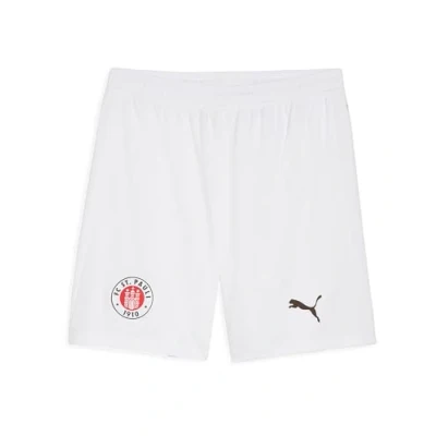 Abbildung von Puma FC St. Pauli 25/26 Shorts Herren Mit Color Blocking White/Espresso Brown Größe: M