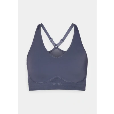Abbildung von Björn Borg BH Mid V Support Sports Bra Marine Small Damen