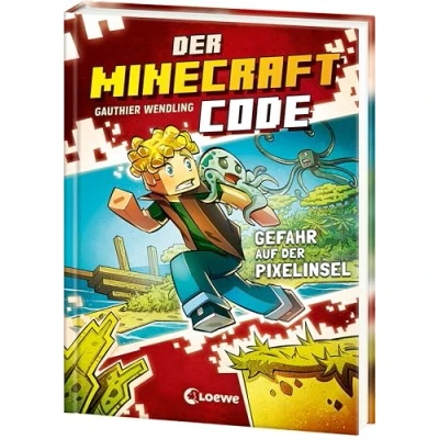 Abbildung von der Minecraft Code (Band 2) Gefahr auf Pixelinsel: Die Pixelinsel hält neue gefährliche Quests für dich bereit! Ein spannendes Abenteuer zum Miträtseln und Kombinieren Kinder ab 8 Jahren