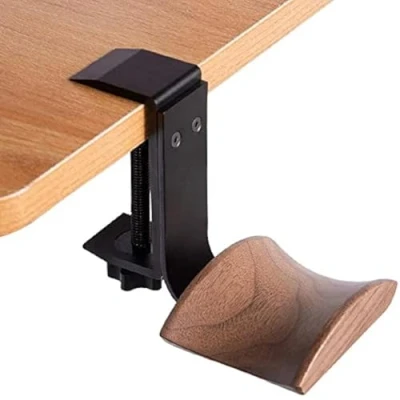 Abbildung von Headset Halterung,Kopfhörer Ständer,Kopfhörer Wandhalterung Kopfhörerhalter für Audio ,Studio und PC Gaming Kopfhörer (Walnut B)