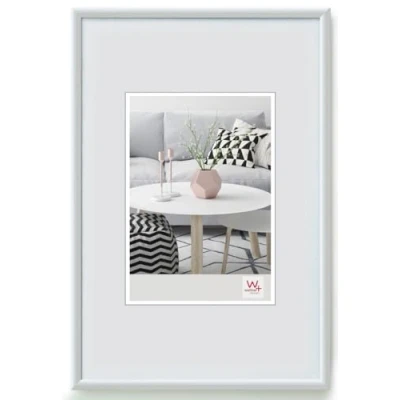 Abbildung von Walther Bilderrahmen Kunststoffrahmen KW040H Galeria 30x40cm weiss