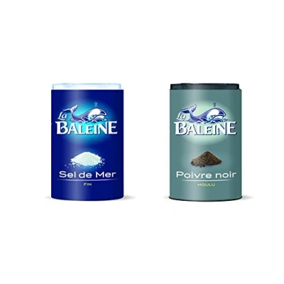 Abbildung von La Baleine Pfeffer Meersalz Multipack 2 Töpfe x 34 Gramm