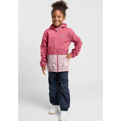 Abbildung von Jack Wolfskin Rainy DAYS Regenjacke / wasserabweisende Jacke für Kinder, Größe: 116, Soft pink