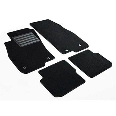 Abbildung von MDM SP 5187 Fußmatten Velours Autoteppich passend für Fiat Punto 2013&gt;, black