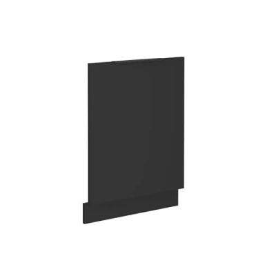 Abbildung von Küchen Preisbombe Frontblende für vollintegrierten Geschirrspüler 60 cm Küche SIENA Schwarz (Frontblende vollintegriert, 1 St), Modern