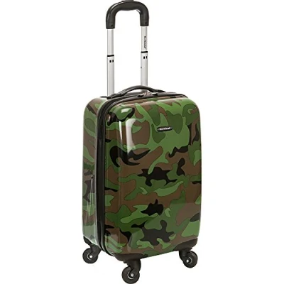 Abbildung von Rockland Safari Hartschalen Trolley, Camouflage, Carry On 20 Inch, Hardside Spinner Wheel Gepäck