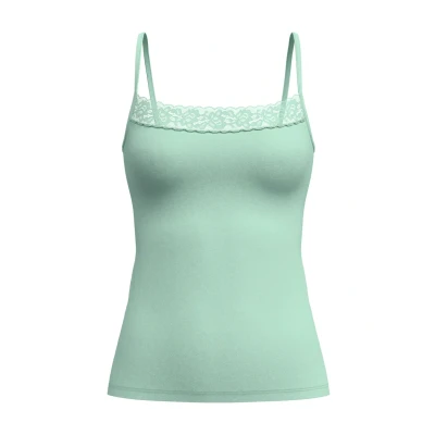 Abbildung von Calida Natural Comfort Unterhemd/shirt, Damen, Größe: 44/46, Soft green