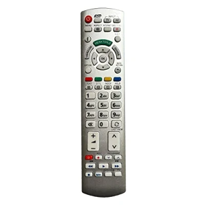 Abbildung von Aurabeam Ersatz TV Fernbedienung kompatibel mit Panasonic TX L32DT35E Fernseher