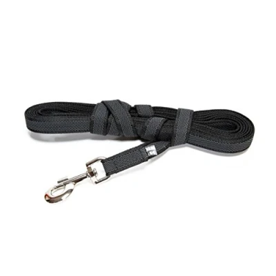 Abbildung von Julius K9 C&amp;amp G Schnur, schwarz/grau 14mm/10m mit Handgriff