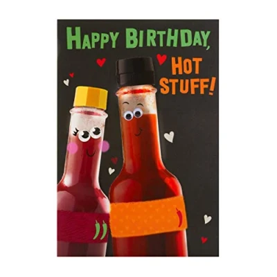 Abbildung von Hallmark Allgemeine Geburtstagskarte lustiges Googly Grub Design