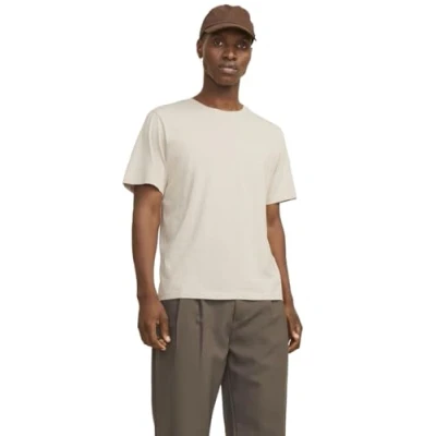Abbildung von Jack &amp; Jones Jjecorp LOGO Oneck NOOS Tshirt print, Herren, Größe: Small, Moonbeam