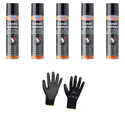 Abbildung von Iloda 5xOriginal Liqui Moly 300ml Schnellrostlöser 1612 Schutzhandschuhe