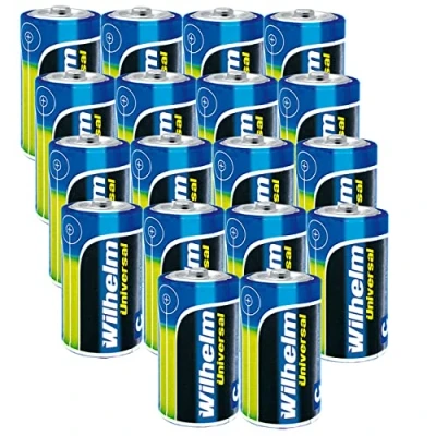 Abbildung von 18 x Wilhelm Universal Baby Alkaline Batterien C LR14 1,5V