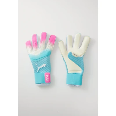 Abbildung von PUMA FUTURE Pro RE CHARGE Goalkeeper Gloves Youth, Accessoires, Sunset Rosa/Hero Blau/Weiß, 9