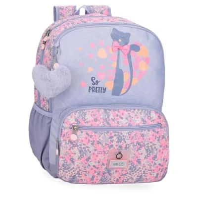 Abbildung von Enso So Pretty Schulrucksack, mehrfarbig, 32 x 44 17 cm, Polyester, bunt, 32x44x17 cms, Schulrucksack