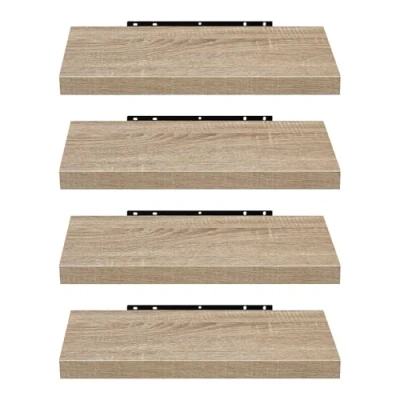 Abbildung von EUGAD Wandregal, 4 tlg., Holz Board Modern in verschiedenen Farben Größen
